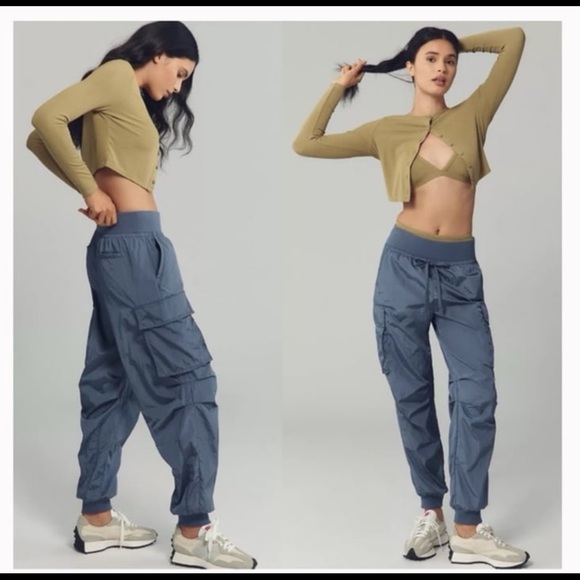 Anthropologie Pants - ANTHROPOLOGIE DAILY PRACTICE: Parachute Cargo Jogger In Forklore Grey. NWT